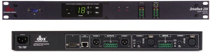Фото Системный контроллер громкоговорителей DBX DriveRack 220i