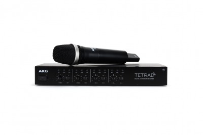 Фото AKG DMS TETRAD Vocal Set P5 - цифровая радиосистема с ручным передатчиком (капсюль P5), диапазон 2.4 GHz