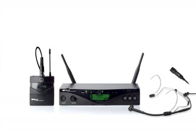Фото AKG WMS470 PRES SET BD1 (650-680) - радиосистема с порт. передатчиком + петличный микрофон СK99L + микрофон с оголовьем C555L
