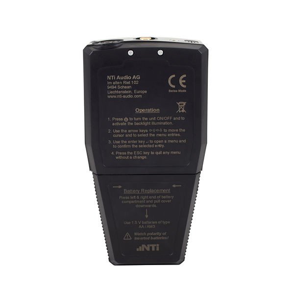 Фото Профессиональный карманный звуковой анализатор NTI ML1