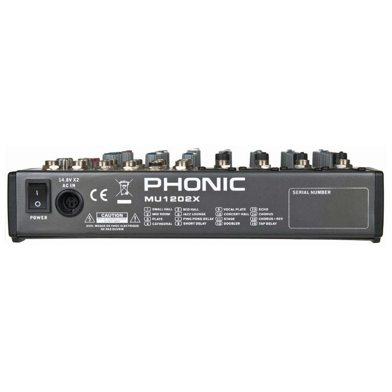 Фото Микшерный пульт Phonic MU 1202X V1