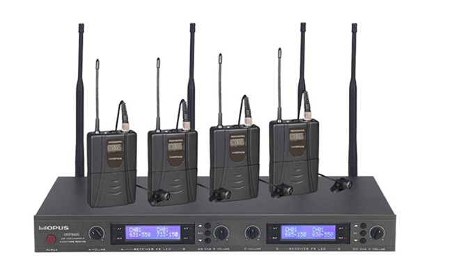 Фото Радиосистема 4 головных микрофона Opus UHF 8420HS