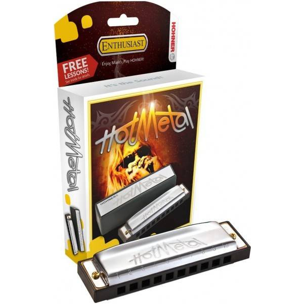 Фото HOHNER Hot Metal A - Губная гармоника диатоническая Хонер