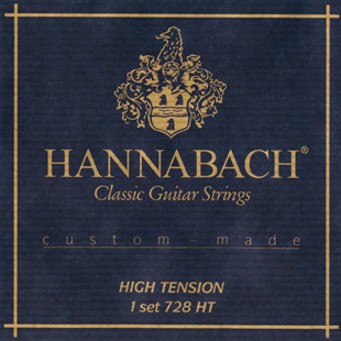 Фото Комплект струн Hannabach 728HT Custom Made Blue