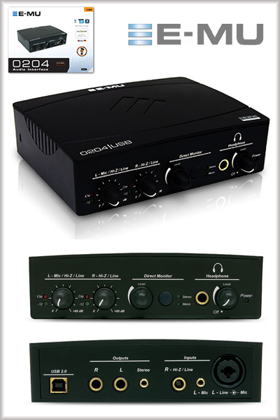 Фото Аудиоинтерфейс Creative Professional E-MU 0204 USB