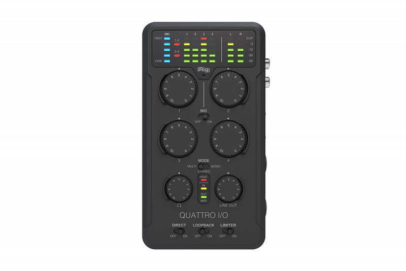 Фото MIDI-интерфейс IK Multimedia iRig-PROPQuattro I/O