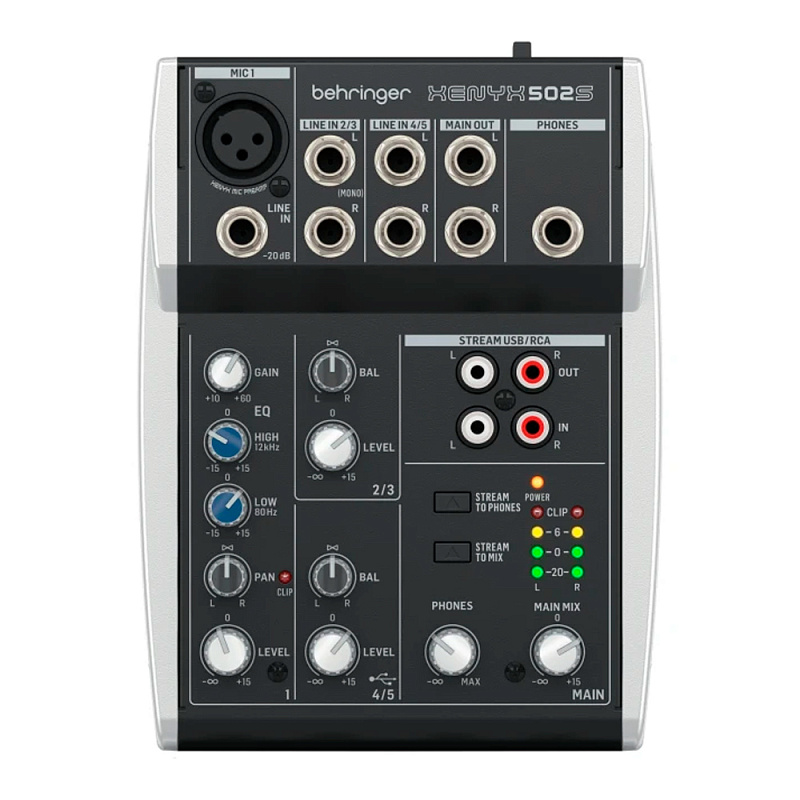 Фото Микшерный пульт Behringer Xenyx 502S