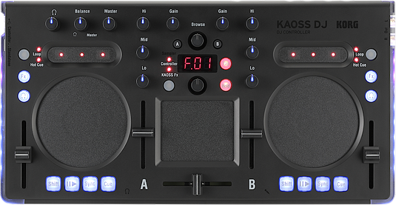 Фото KORG KAOSS DJ контроллер для Serato DJ Intro