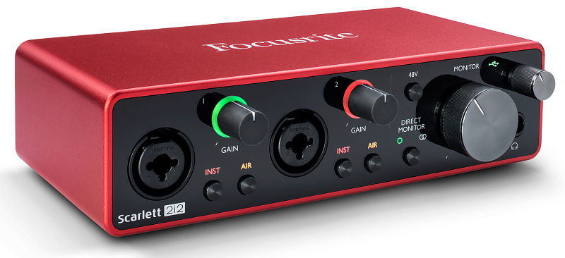 Фото Аудиоинтерфейс Focusrite Scarlett 2i2 3rd Gen