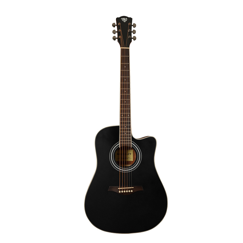 Фото Акустическая гитара ROCKDALE Aurora D6 Satin C BK