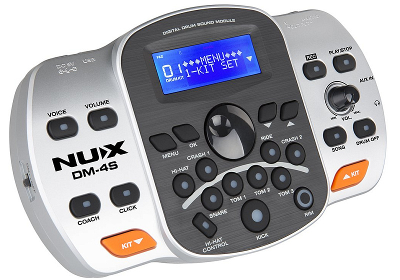 Фото Цифровая ударная установка Nux DM-4S