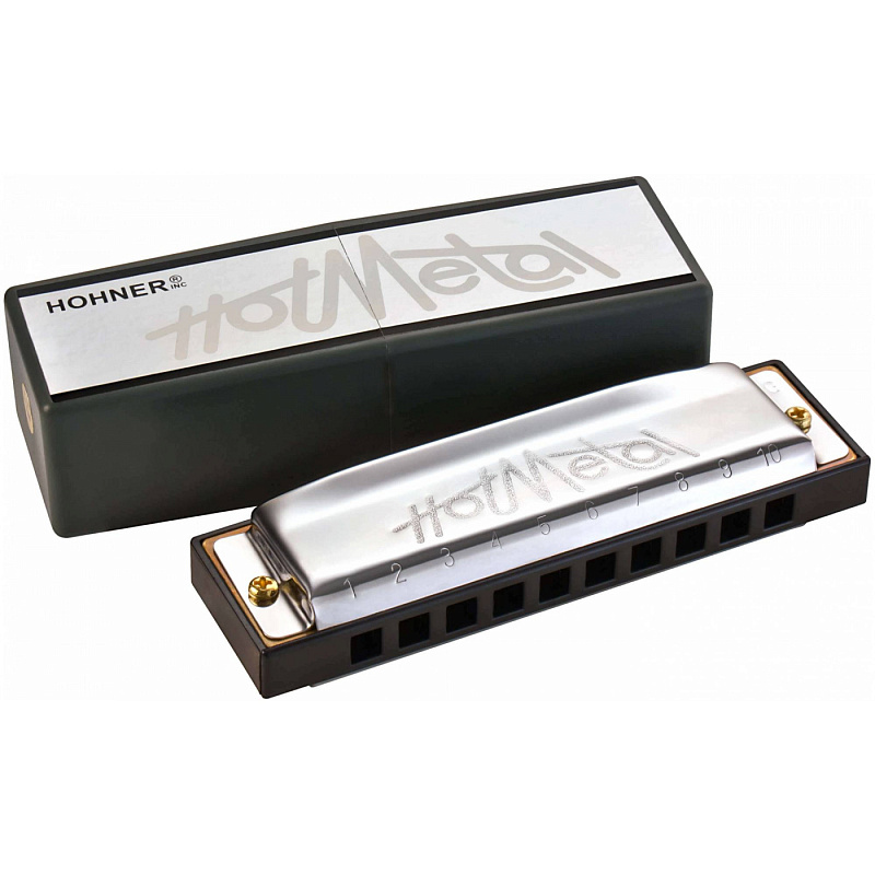 Фото HOHNER Hot Metal A - Губная гармоника диатоническая Хонер