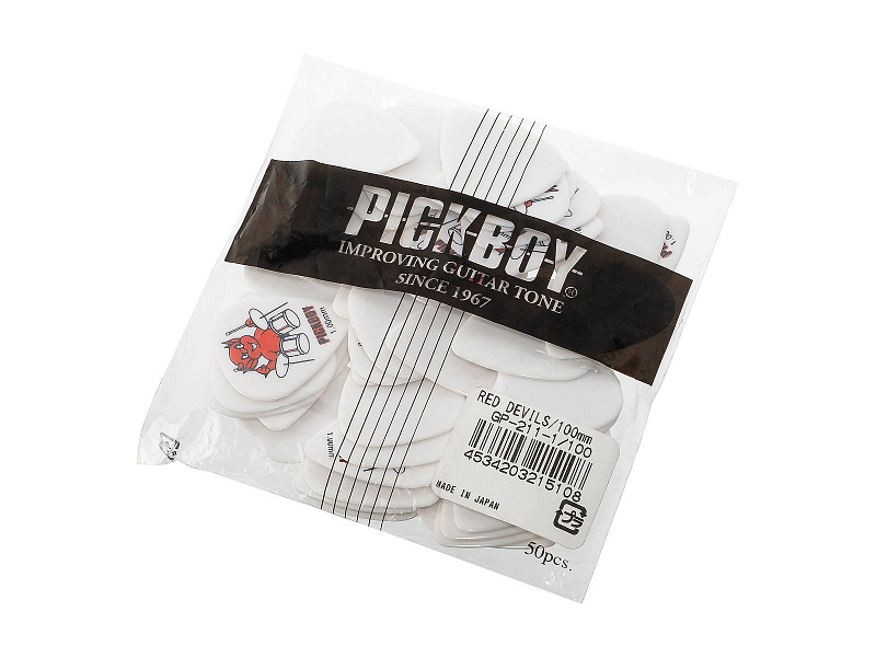 Фото Медиаторы Pickboy GP-211-1/100 Celltex Red Devil