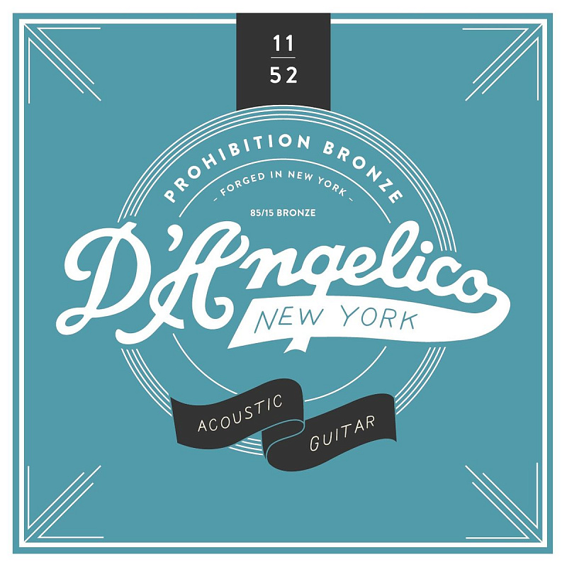 Фото Cтруны для акустической гитары D'Angelico Acoustic 1152