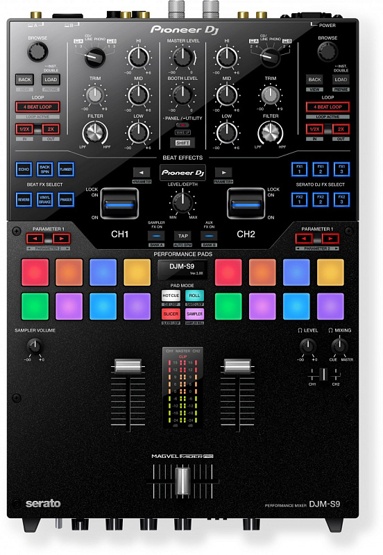 Фото PIONEER DJM-S9 Двухканальный микшер
