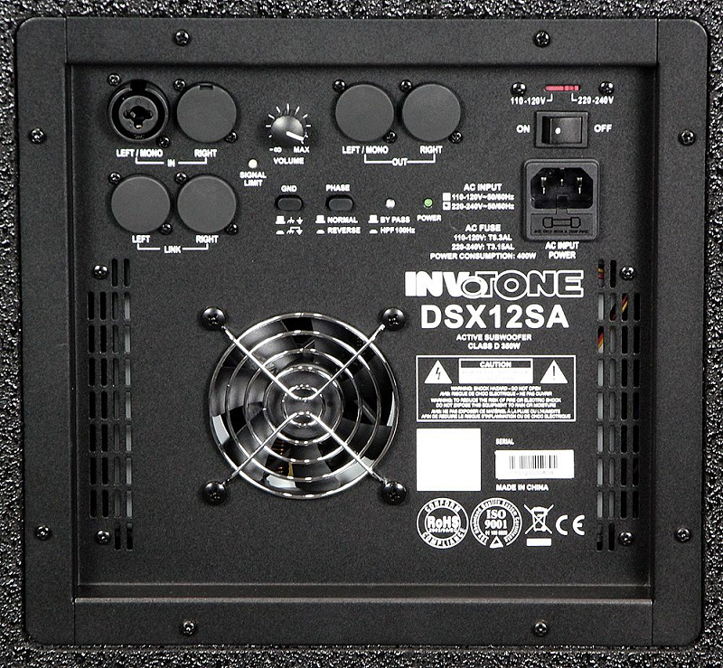 Фото Активный сабвуфер Invotone DSX12SA