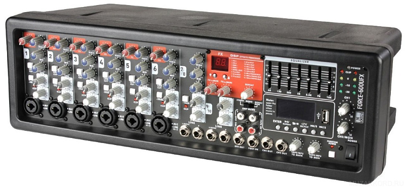 Фото Активный микшерный пульт EUROSOUND FORCE-600UFX