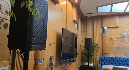 Наши проекты: Караоке под ключ для ресторана River Club Moscow