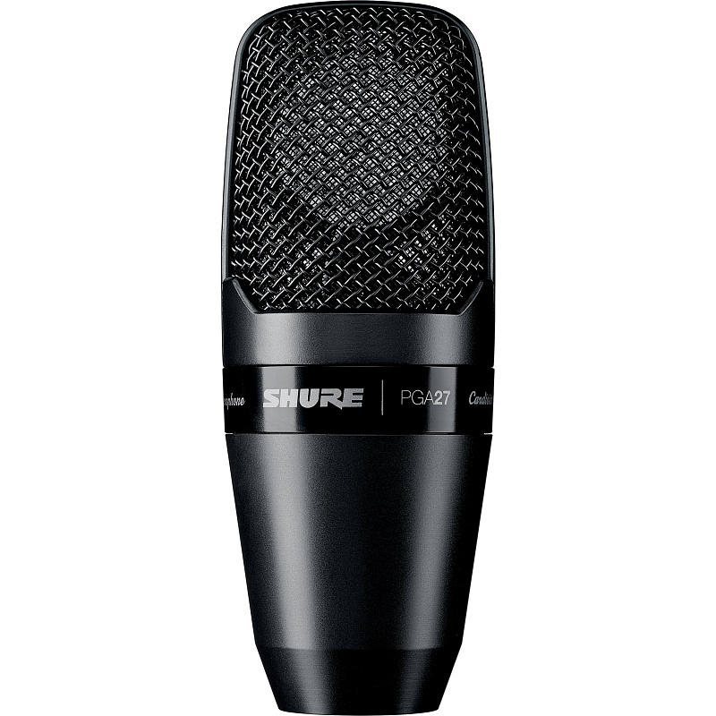 Фото SHURE PGA27 кардиоидный конденсаторный микрофон c большой диафрагмой, аттенюатор -20дБ