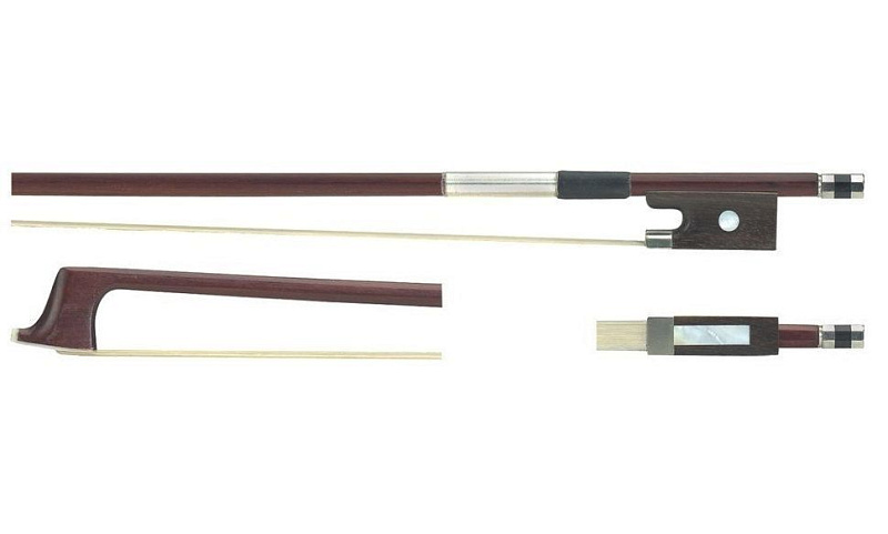 Фото Смычок скрипичный GEWA Violin Bow Brazil Wood Student 1/2, восьмигранная трость