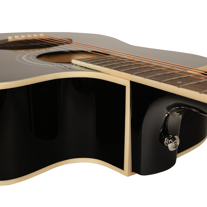 Фото Акустическая гитара ROCKDALE Aurora D6 Gloss C BK