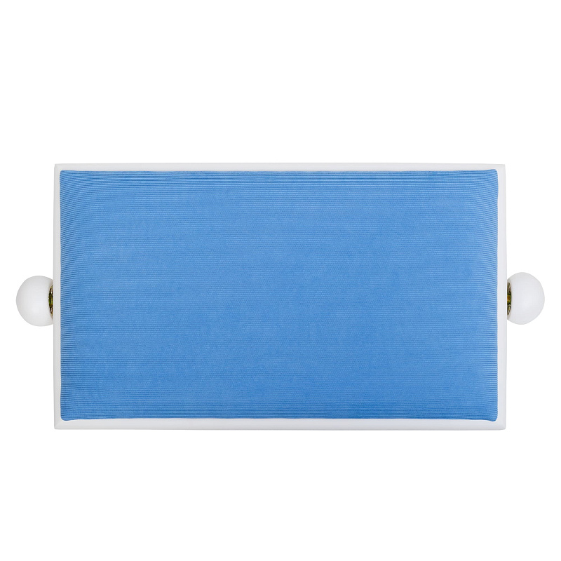 Фото Банкетка для пианиста ROCKDALE RHAPSODY 131 SV WHITE BLUE