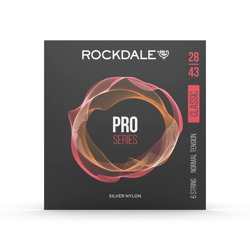 Фото Струны ROCKDALE PRO 28-43 Silver Nylon Normal