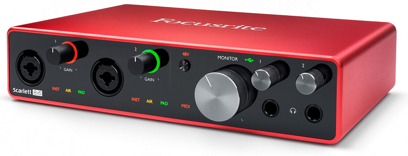 Фото Аудиоинтерфейс Focusrite Scarlett 8i6
