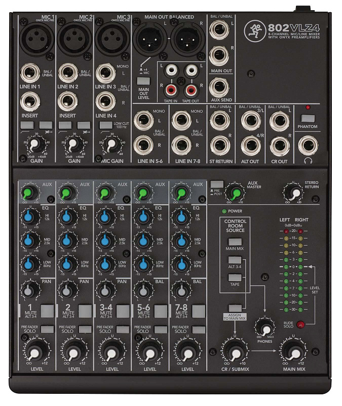 Фото Микшерный пульт Mackie 802 VLZ 4