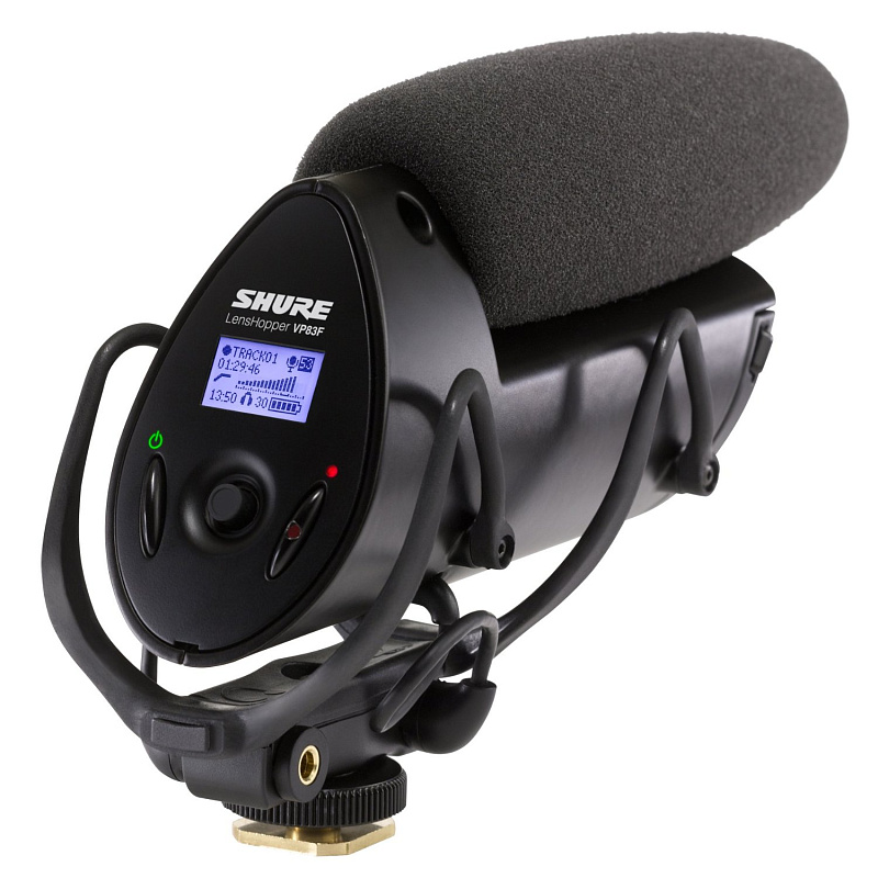 Фото SHURE VP83F компактный накамерный конденсаторный микрофон для камер DSLR. Встроенная функция записи.
