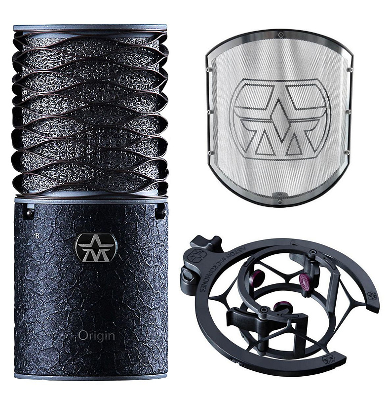 Фото Студийный микрофон Aston Microphones ORIGIN BLACK BUNDLE