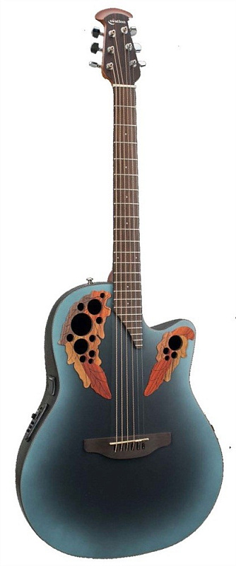 Фото OVATION CE44-RBB Celebrity Elite Mid Cutaway Reversed Blueburst