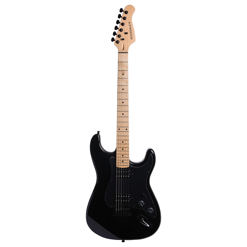Фото Электрогитара ROCKDALE Stars Plus HH Maple Black