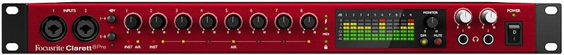 Фото Аудиоинтерфейс Focusrite Clarett 8Pre