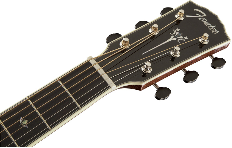 Фото FENDER PM-1 Deluxe Dreadnought Nat акустическая гитара, цвет натуральный. Серия Paramount.