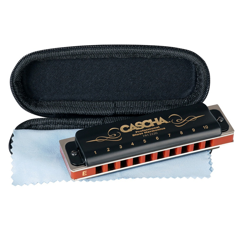 Фото Губная гармошка Cascha HH-2220 Professional Blues E