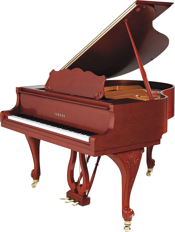 Фото Yamaha GB1K FP рояль 151 см, цвет вишня полированный