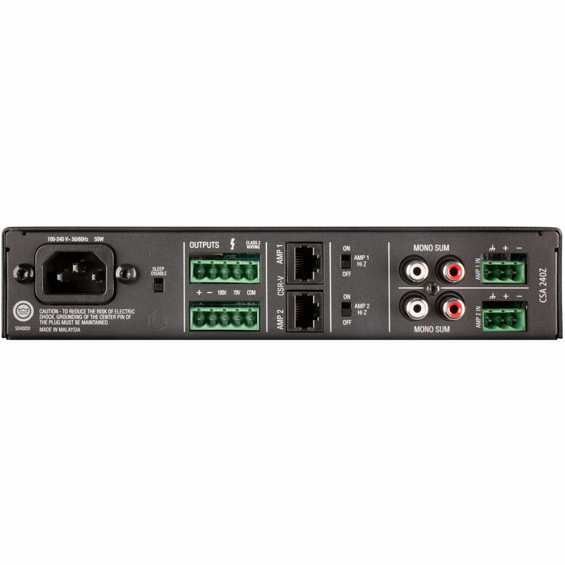 Фото JBL CSA2120Z 2 канальный усилитель