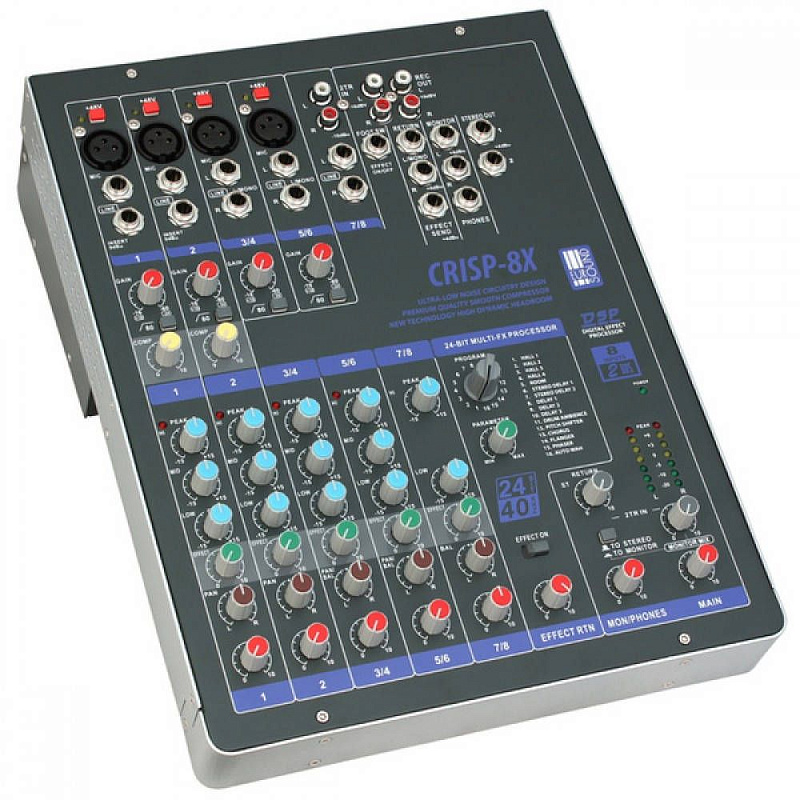 Фото Микшерный пульт EUROSOUND CRISP-8X