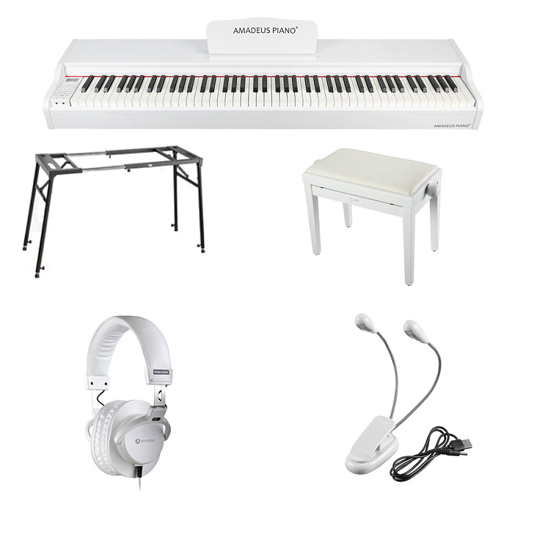 Фото Цифровое пианино с аксессуарами Amadeus Piano Bundle 2