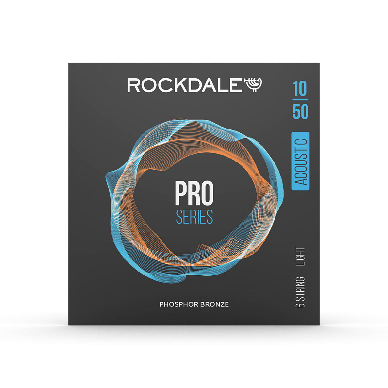 Фото Струны ROCKDALE PRO 10-50 Phosphor Bronze Light
